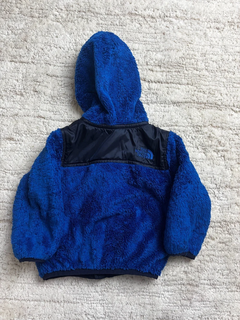 The North Face Blue Fleece Hooded Jacket Infant 6-12M